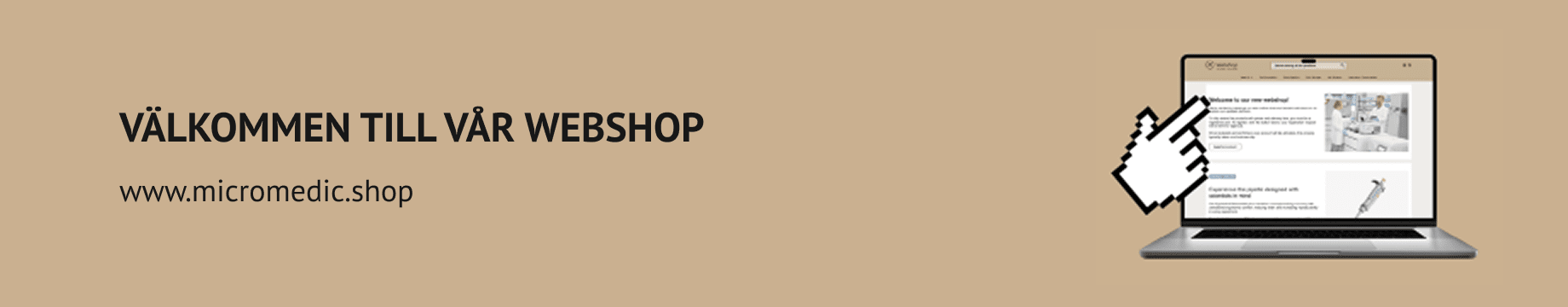 Micromedic webshop banner